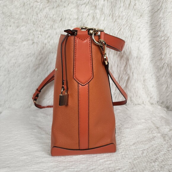 Michael Kors Hayes Orange Bucket Bag